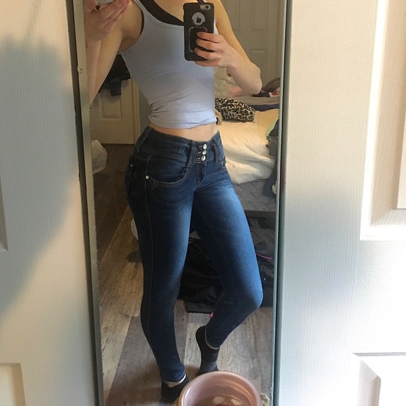 Roma Premium Blue Skinny Jeans - Picture 5 of 6